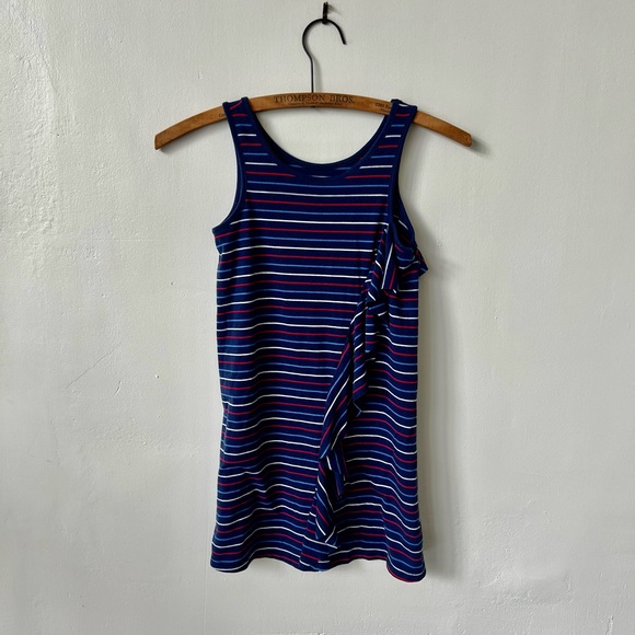 Cat & Jack Red White Blue Ruffle Dress - Picture 2 of 6